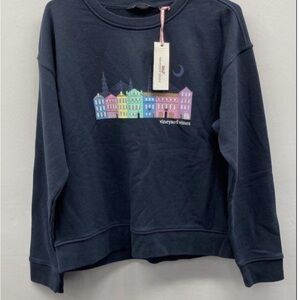 Vineyard Vines Rainbow Row Dark Knit Sweater